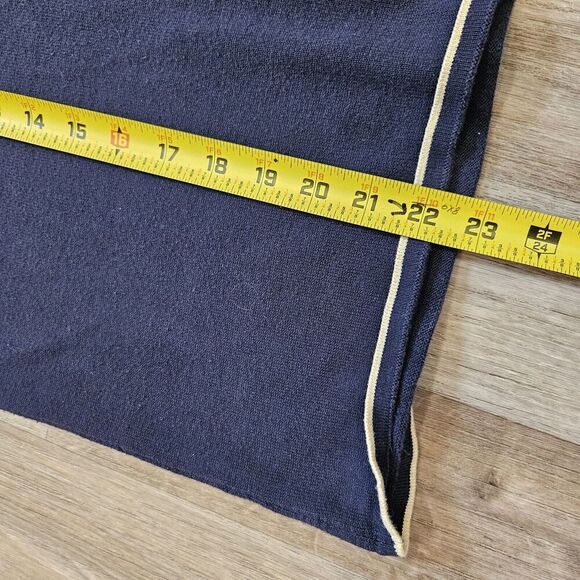 Emma James Sweater Womens Size L Beaded Embroidered Collared Boho Cottage - Picture 9 of 9